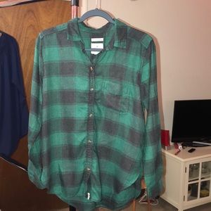 Flannel, boyfriend fit